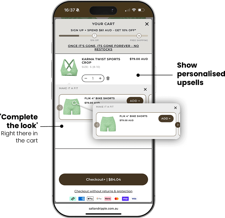 Make six figures in upsell revenue